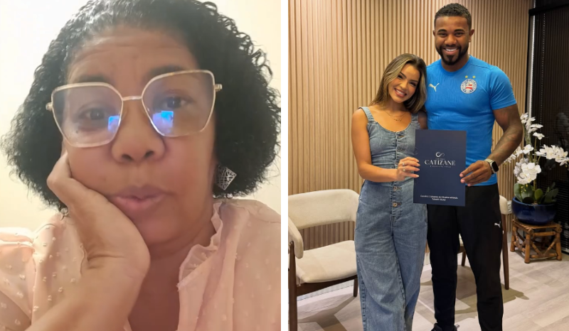 Mãe de Davi Brito se emociona ao descobrir casamento do filho nas redes sociais