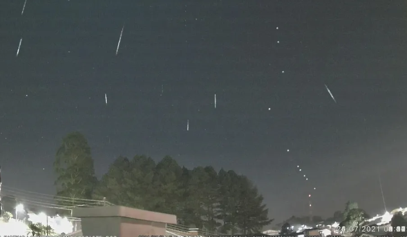 Chuva de Meteoros Delta Aquáridas Brilha no Céu do Norte e Nordeste do Brasil