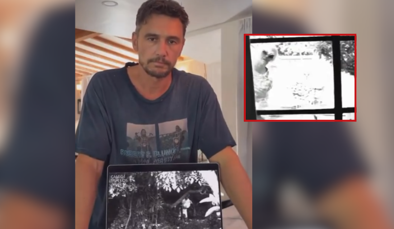 James Franco compartilha vídeo de alienígena e gera polêmica nas redes sociais