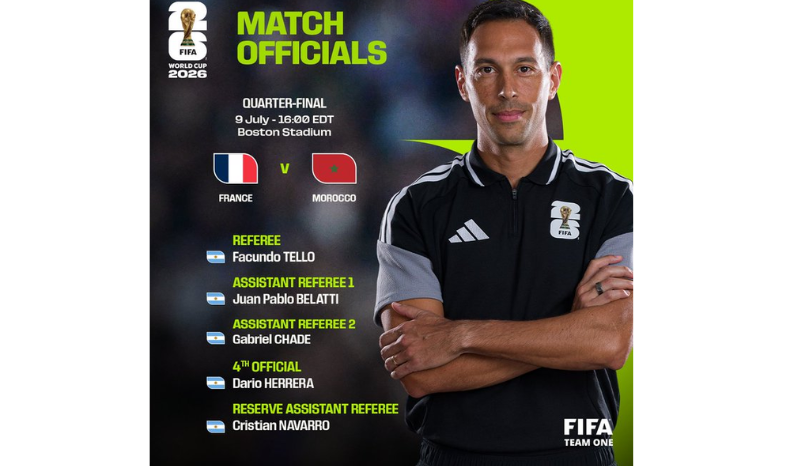 Polêmica na Copa: árbitros argentinos apitam França x Marrocos