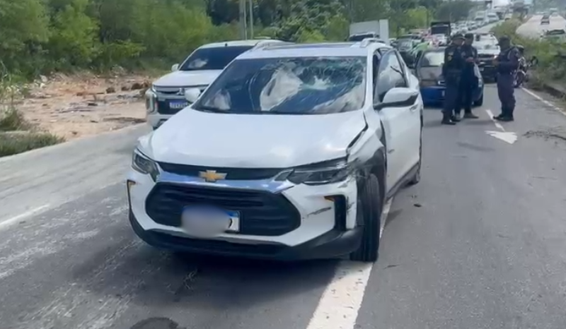 Gari é atropelado enquanto trabalhava na Avenida das Flores em Manaus