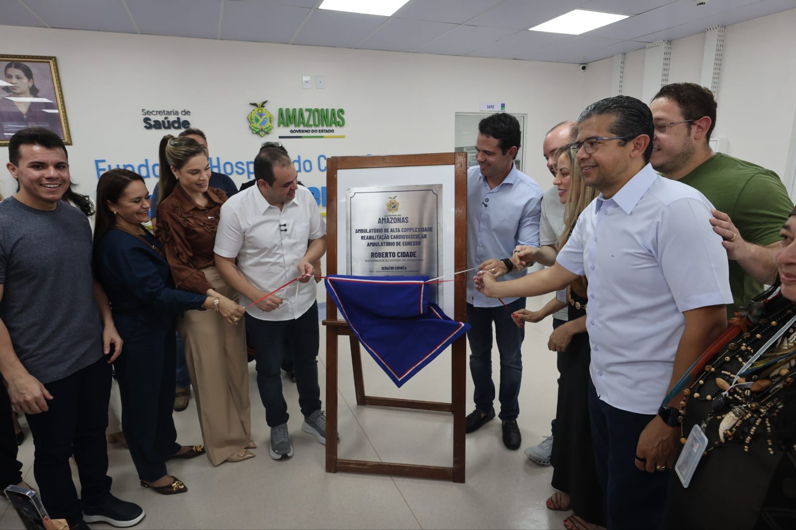 Roberto Cidade inaugura nova fase de modernização do Hospital Francisca Mendes