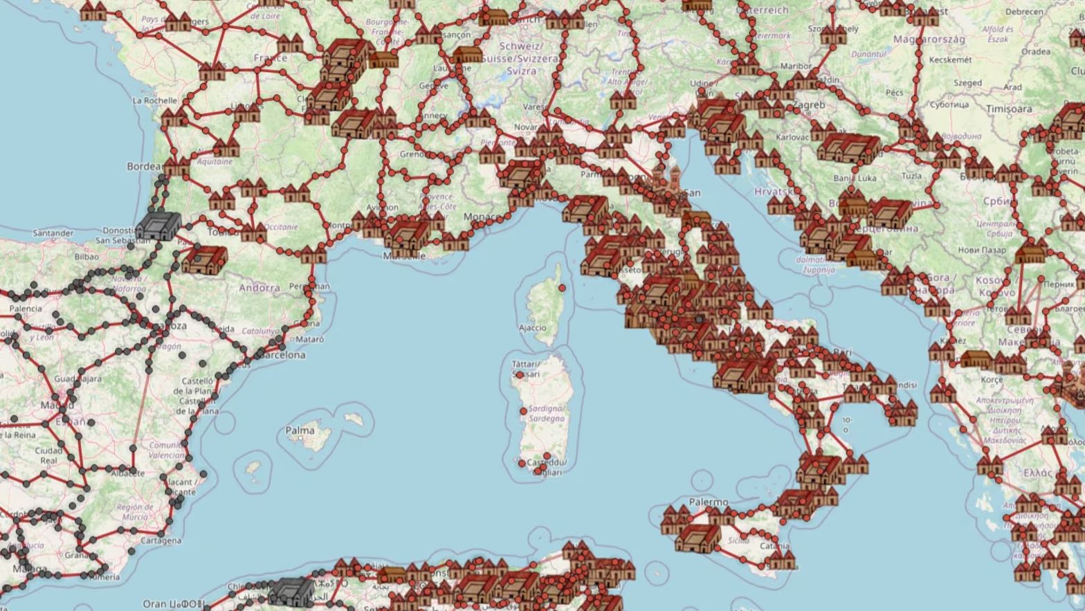 GPS recria rotas do Império Romano e revela tempos de viagem históricos