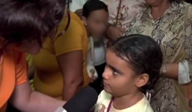 Menina de 8 anos emociona ao falar sobre a perda da mãe em entrevista