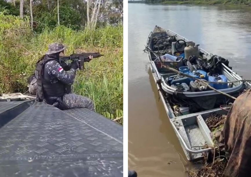 Polícia Militar apreende embarcação usada em ataque em Jutaí