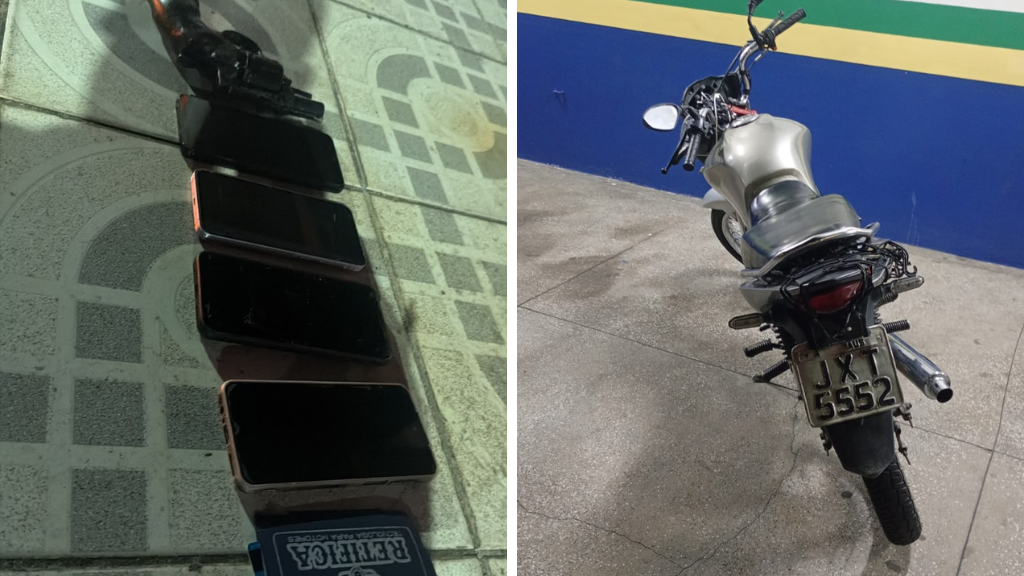 Homens são detidos após realizar arrastão em Manaus; polícia busca vítimas