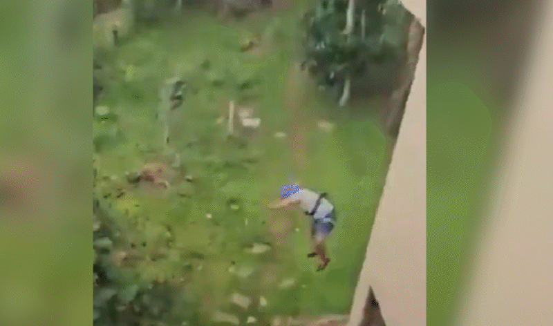 Turista sofre queda de 12 metros em tirolesa e fica gravemente ferido