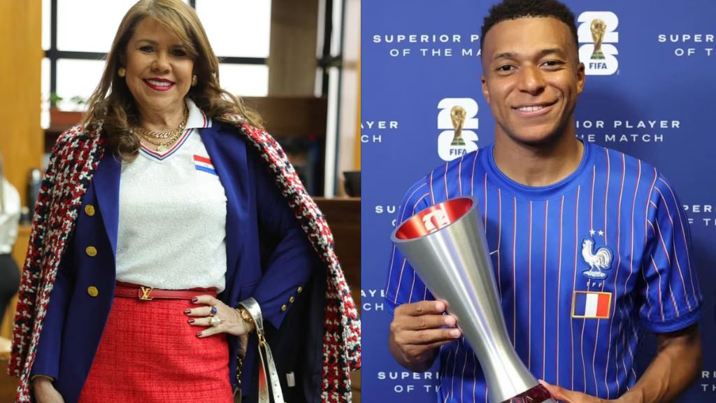 Conflito entre senadora paraguaia e Kylian Mbappé se intensifica