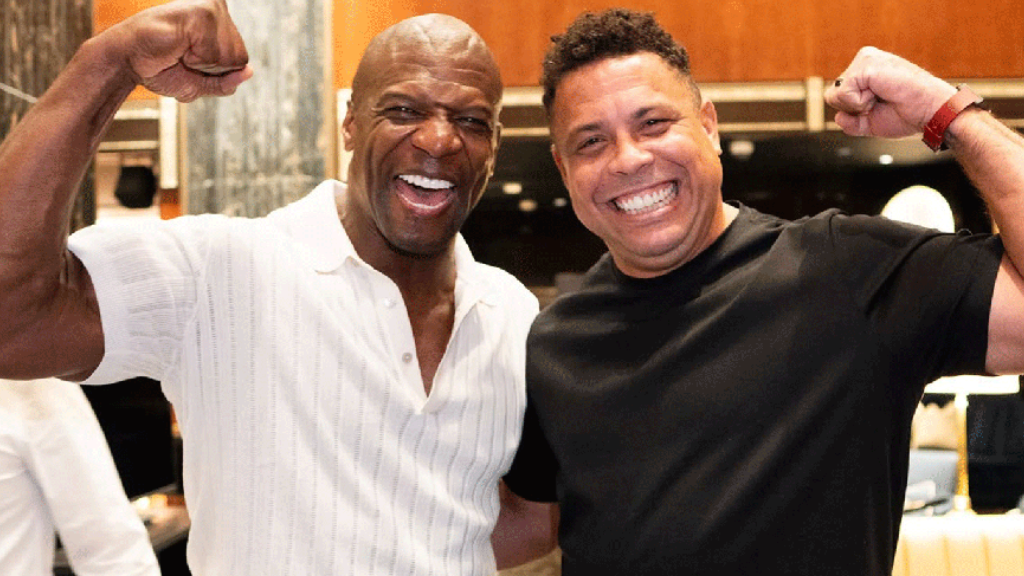 Terry Crews exalta Ronaldo Fenômeno: 'Um ícone humilde e gentil'