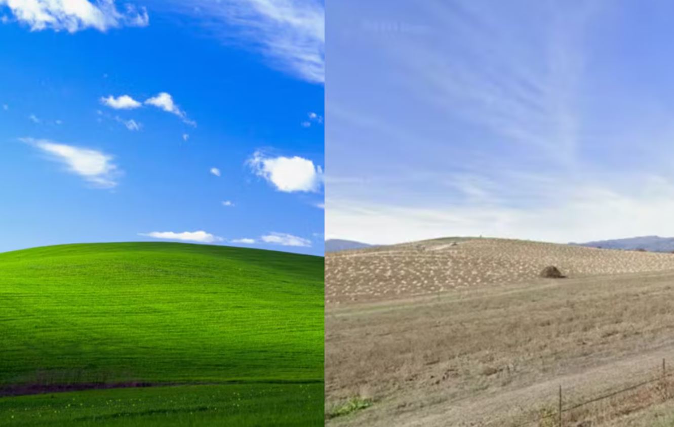 Paisagem do Papel de Parede do Windows XP Muda Após 30 Anos