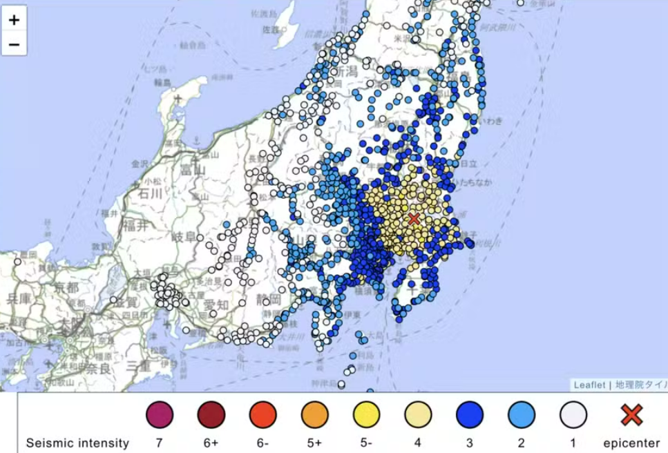 Terremoto de magnitude 5,9 atinge região ao norte de Tóquio no Japão