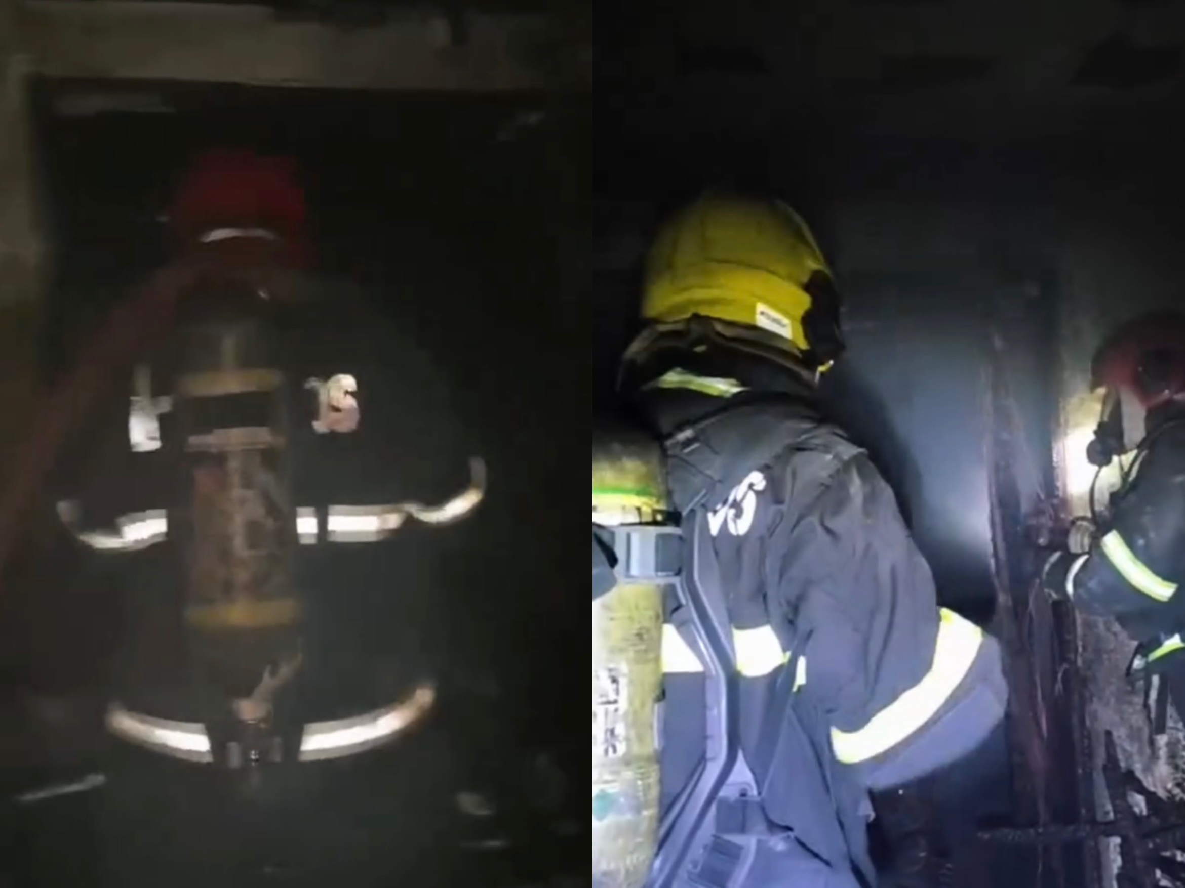 Homem de 50 anos é resgatado após incêndio em residência na Cachoeirinha