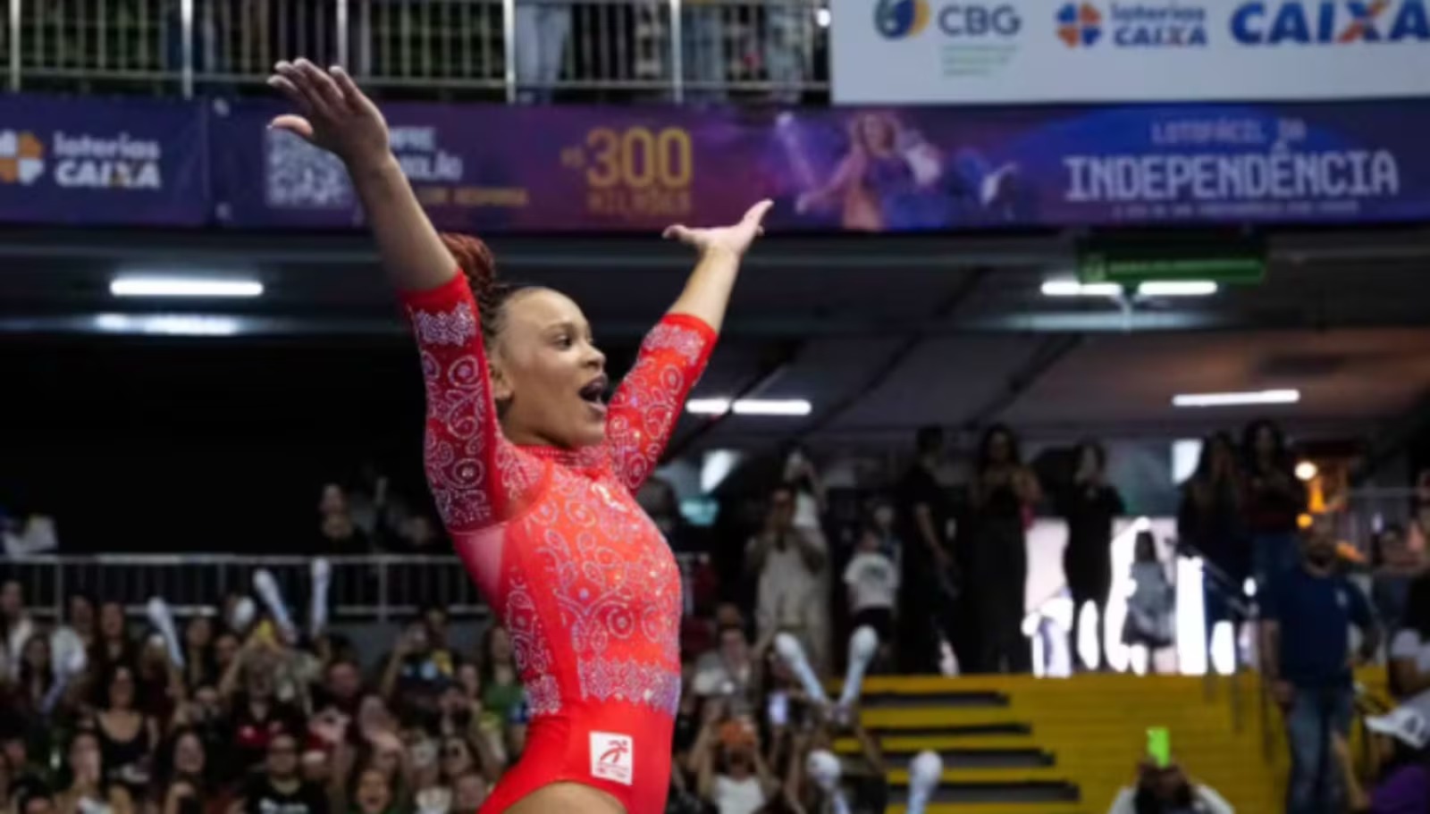 Rebeca Andrade alcança maior nota do mundo no salto em 2026