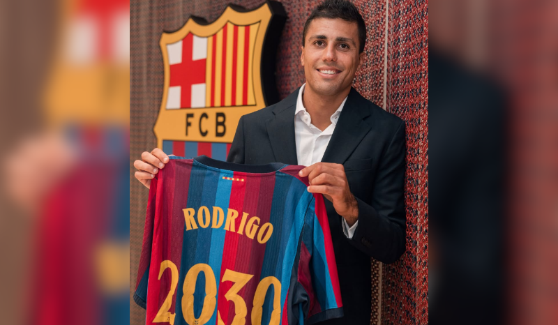Barcelona conquista Rodri em disputa acirrada com o Real Madrid