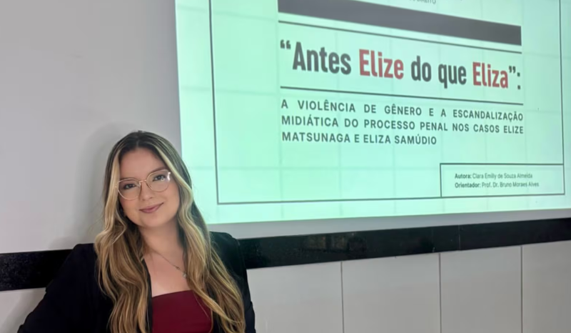 Aluna de Direito viraliza com TCC 'Antes Elize do que Eliza'