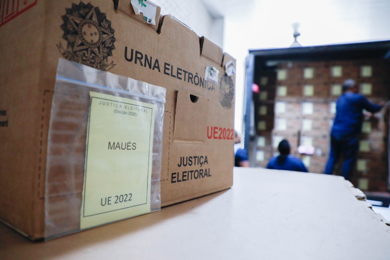 TRE-AM encaminha 1.350 urnas eletrônicas para o interior do Amazonas