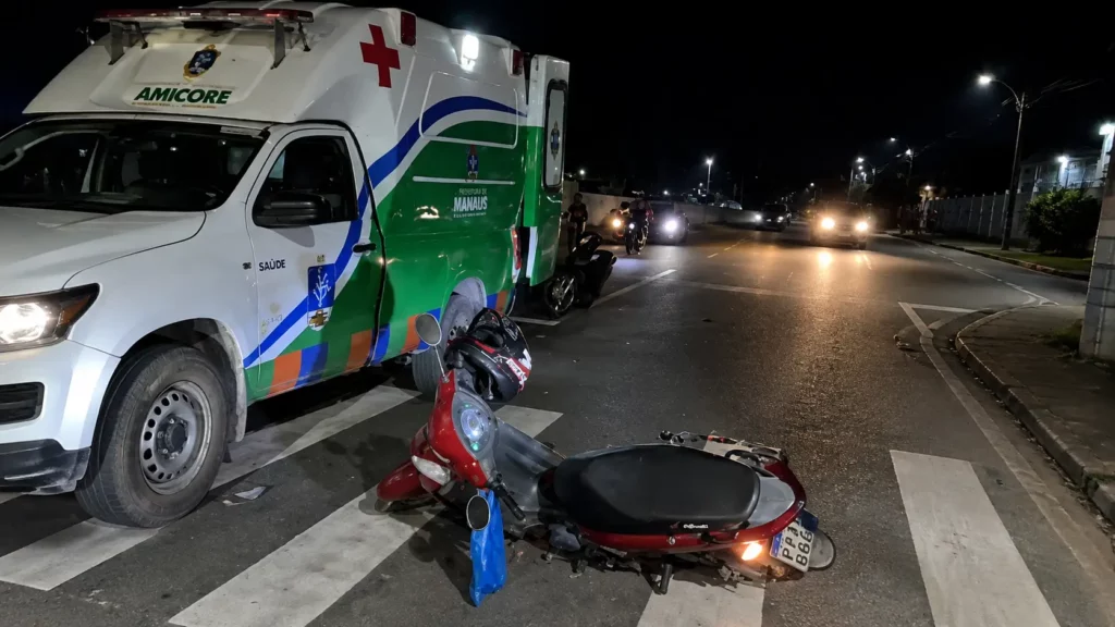 Acidente entre motos em Manicoré deixa dois homens feridos gravemente