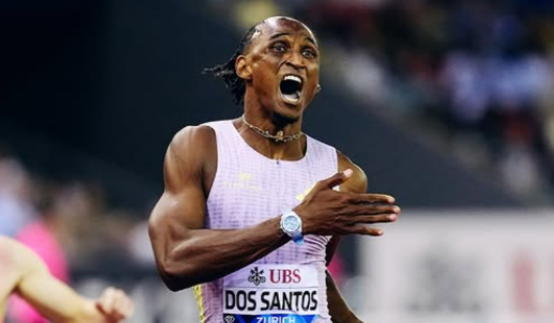 Alison dos Santos quebra recorde mundial nos 400m com barreiras na Suíça