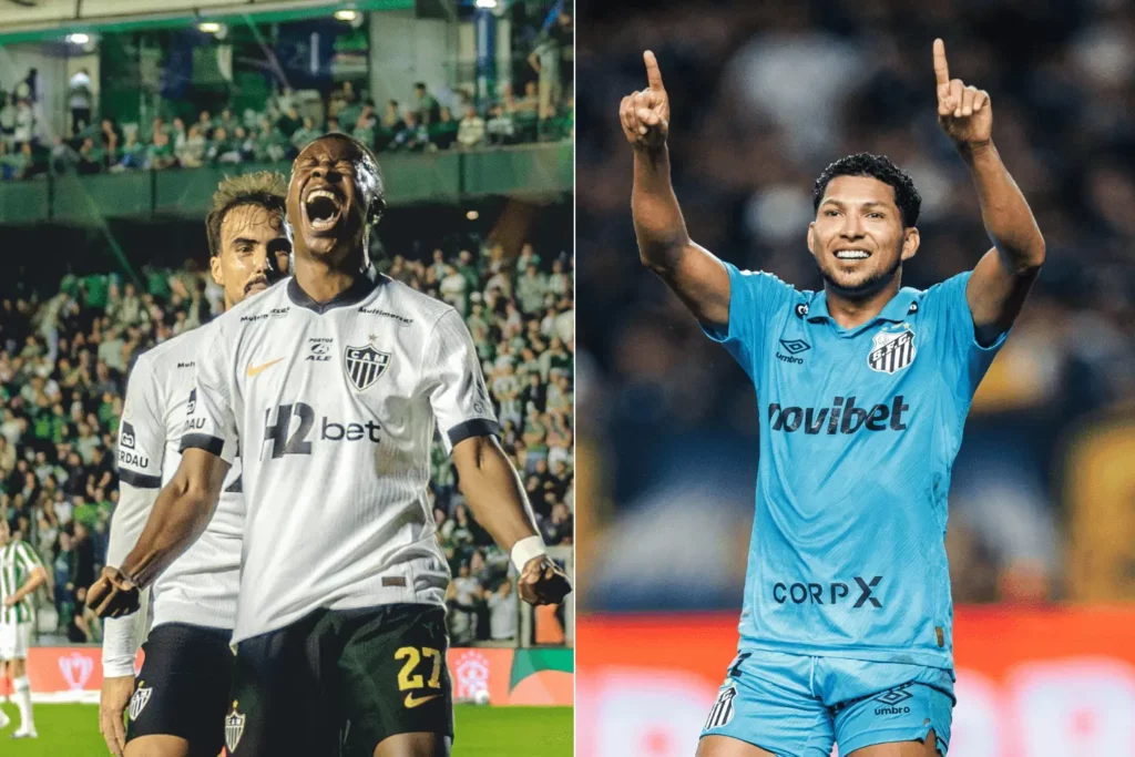 Atlético-MG e Santos garantem vaga nas quartas da Copa Betano do Brasil
