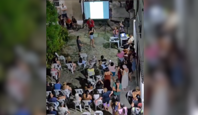 Vídeo de bate-boca em reunião de condomínio viraliza nas redes sociais