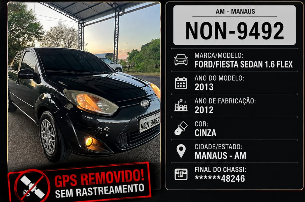 Homem retira GPS de carro alugado e desaparece em Manaus