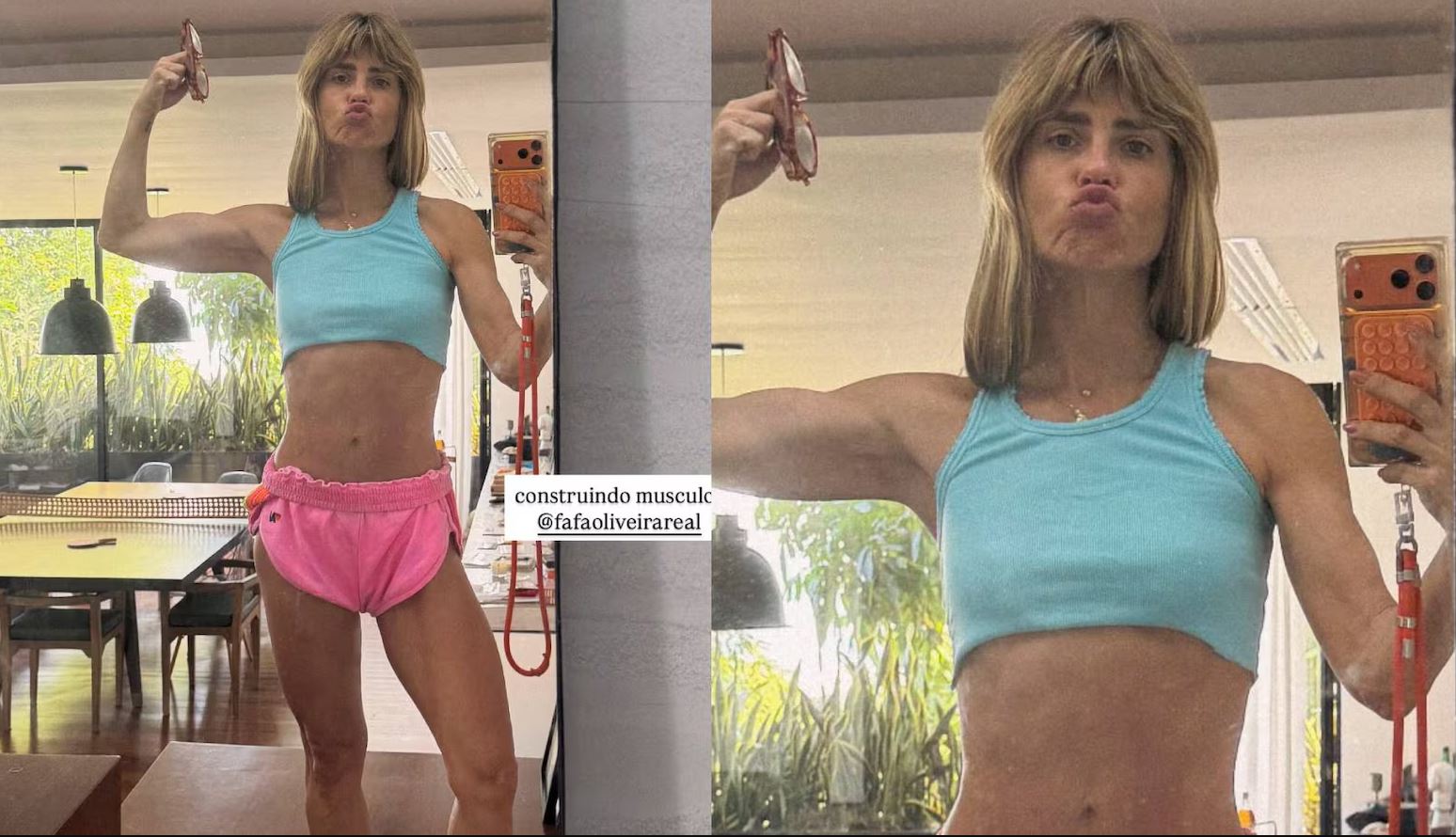 Carolina Dieckmann compartilha foto exibindo corpo sarado no Instagram