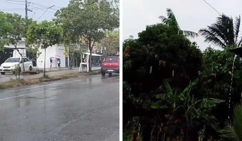 Chuva traz alívio após calor intenso em Manaus e na AM-010