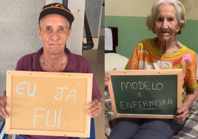 Idosos do Lar Vicente Marques compartilham histórias emocionantes em vídeo