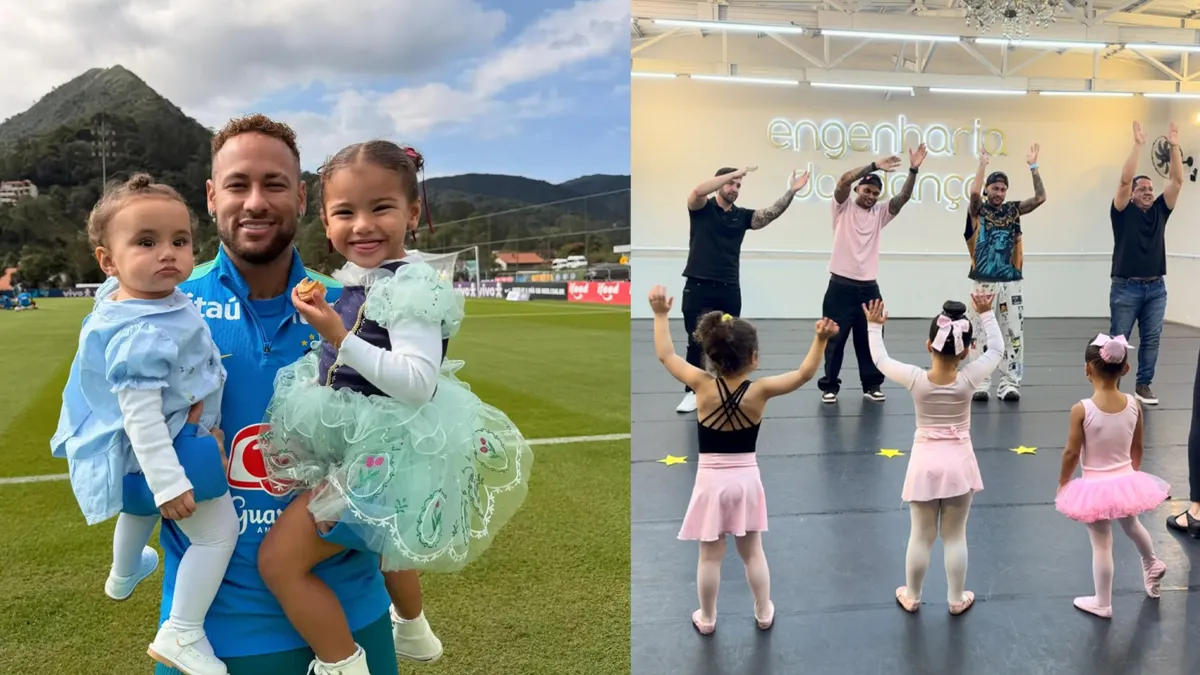 Neymar e Mavie: jogador participa de aula de balé e encanta fãs