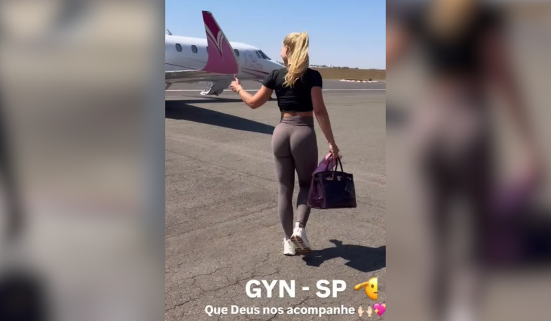 Virginia Fonseca enfrenta críticas por viagens de jatinho para treinar