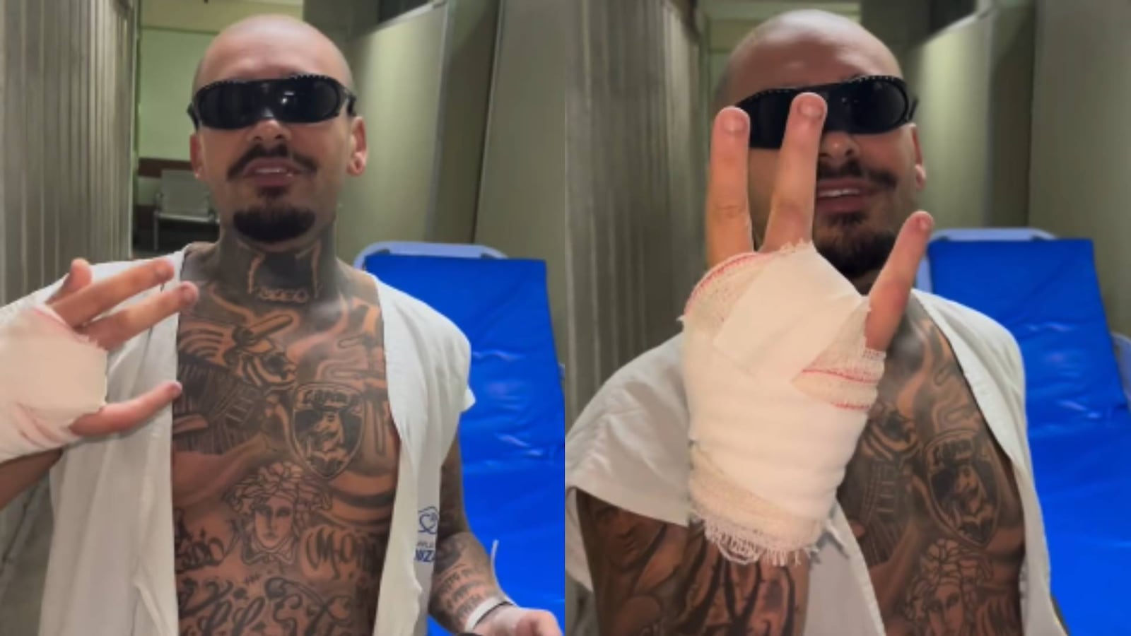 Influenciador sofre amputação de dedo ao tentar pular grade do Rock in Rio