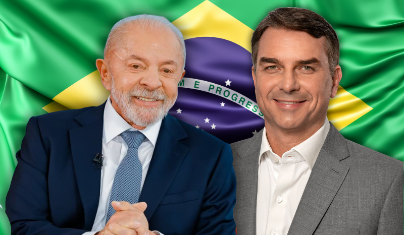 Lula lidera com 42% e Flávio Bolsonaro tem 37% em pesquisa recente