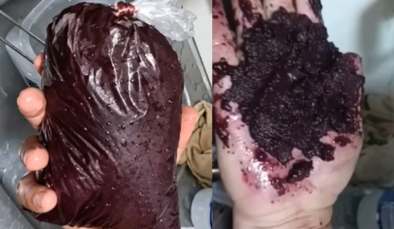 Morador denuncia açaí com 'papel higiênico' em feira de Manaus