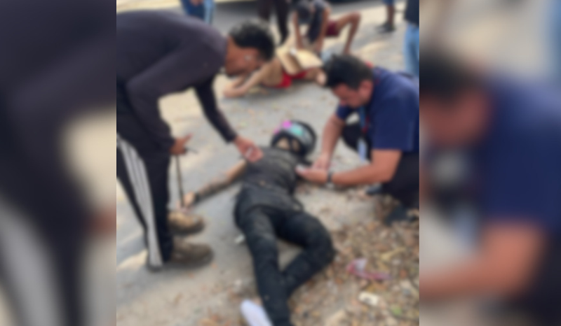 Acidente de moto em Manaus deixa dois feridos; motorista grave