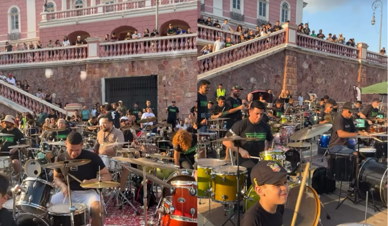 9º Encontro de Bateristas agita Manaus neste domingo no Largo de São Sebastião