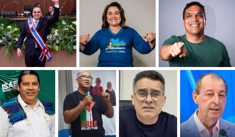 Candidatos ao Governo do Amazonas: Sete nomes na disputa de 2026