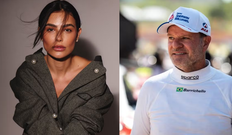 Cíntia Chagas e Rubinho Barrichello confirmam namoro: Estamos muito felizes