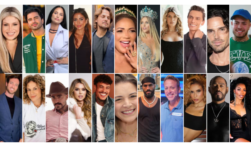 Elenco completo de A Fazenda 18 com 22 participantes é divulgado