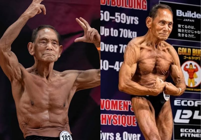 Aos 90 anos, fisiculturista japonês conquista campeonato e sonha em viver 130
