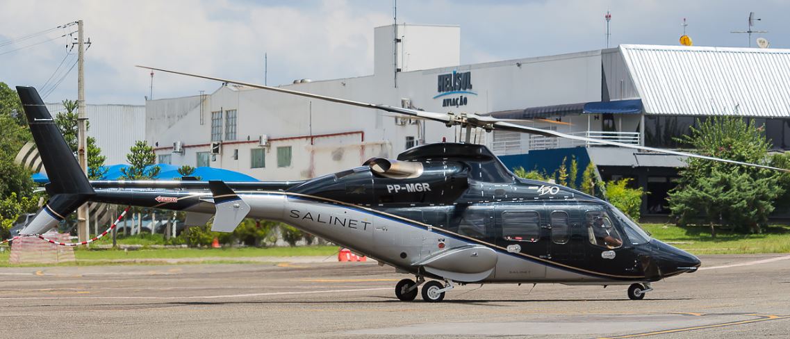 Helicóptero Bell 430 desaparece com o cantor Rick em Santa Catarina