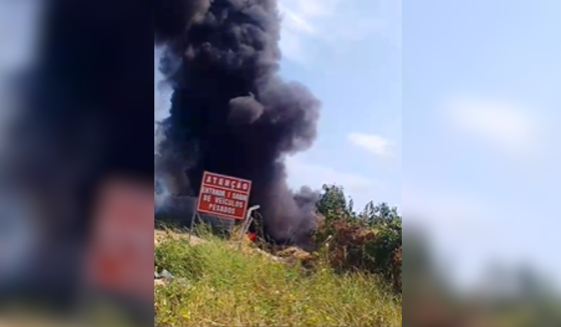 Incêndio atinge área de mata no Distrito Industrial 2 em Manaus