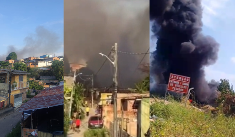 Sábado de Incêndios: Manaus Enfrenta Queimadas em Várias Regiões