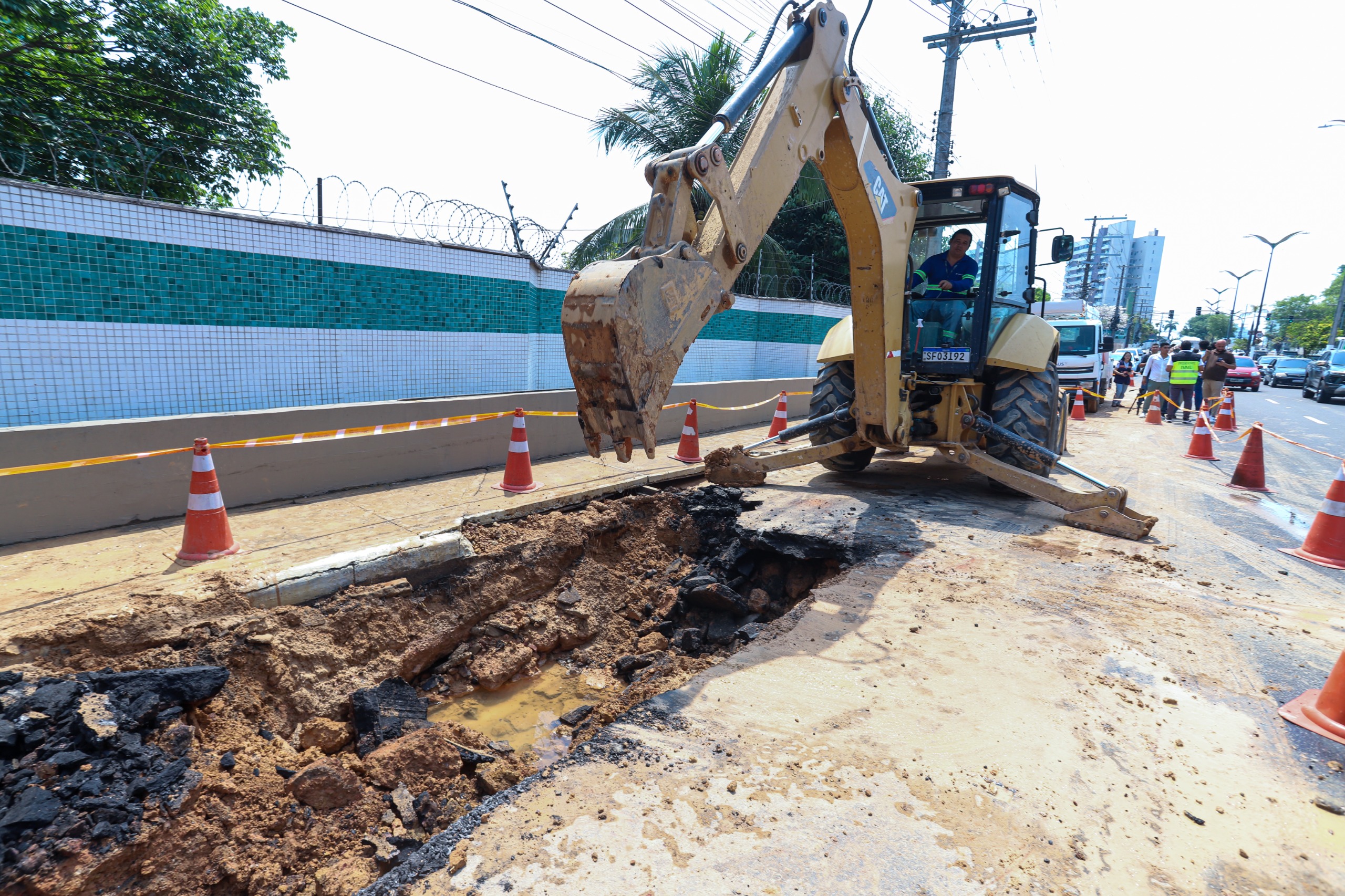 MPAM investiga repetidos rompimentos de adutoras na zona oeste de Manaus