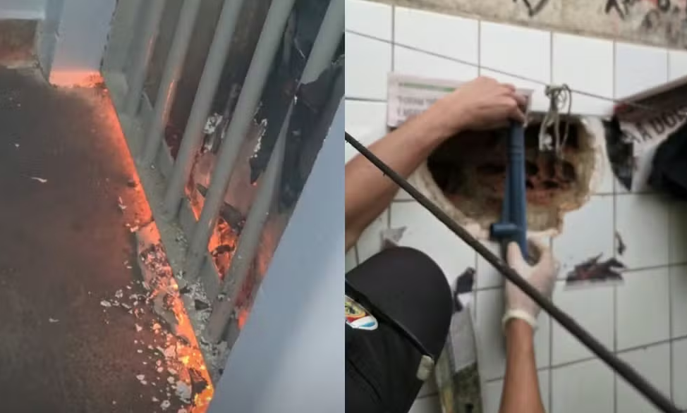 Motim em delegacia de Novo Airão resulta em incêndio e transferência de presos