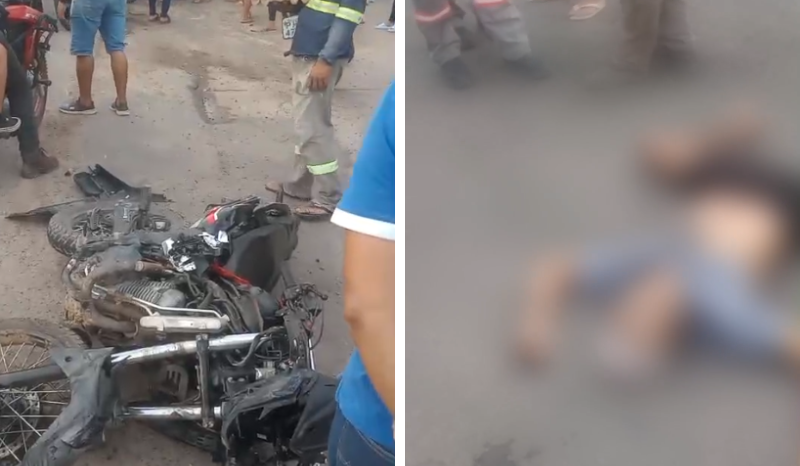 Motociclista morre após acidente na AM-010 em frente a posto de combustível