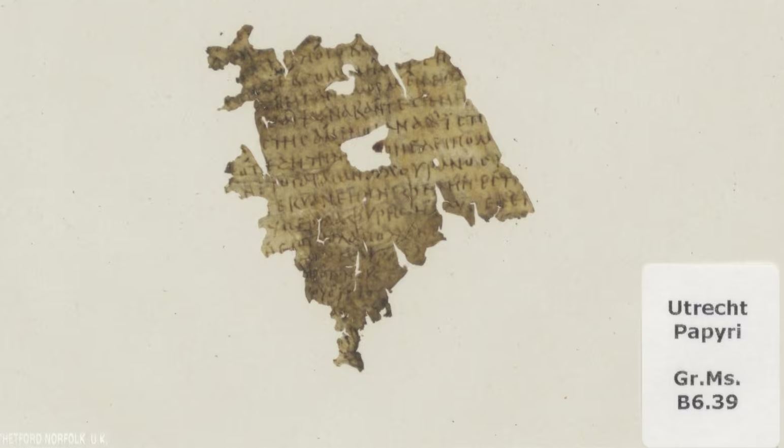 Fragmento de 1.700 anos da Odisseia é encontrado na Holanda