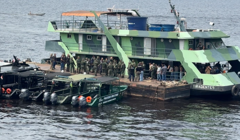 Segurança é reforçada na orla de Manaus e comunidades ribeirinhas