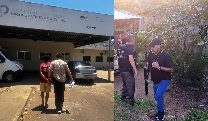 Jovem é detido em Itapiranga por agressões à esposa e abandono de filha