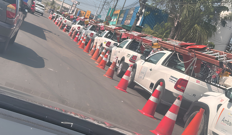 Eletricistas da Âmbar Energia iniciam paralisação em Manaus