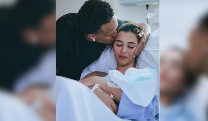 Gabriel nasce, primeiro filho de Tainá e Éder Militão na Espanha